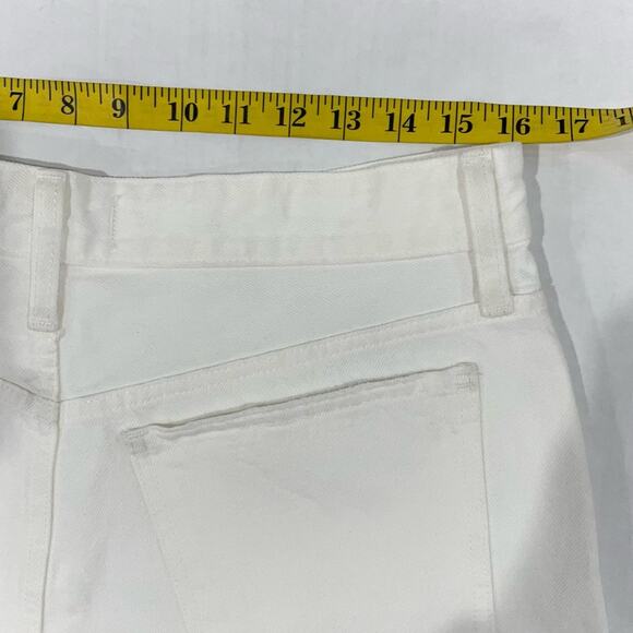Madewell Relaxed Denim Shorts in White Size 29 New Cut Off High Rise - Picture 6 of 8